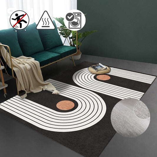 Nordic Style Geometric Carpet