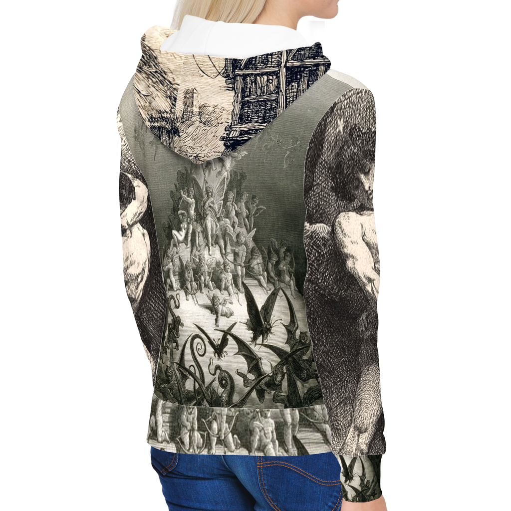 Next Level Vintage Engraving Print Zip Up Hoodies Beach House Shop