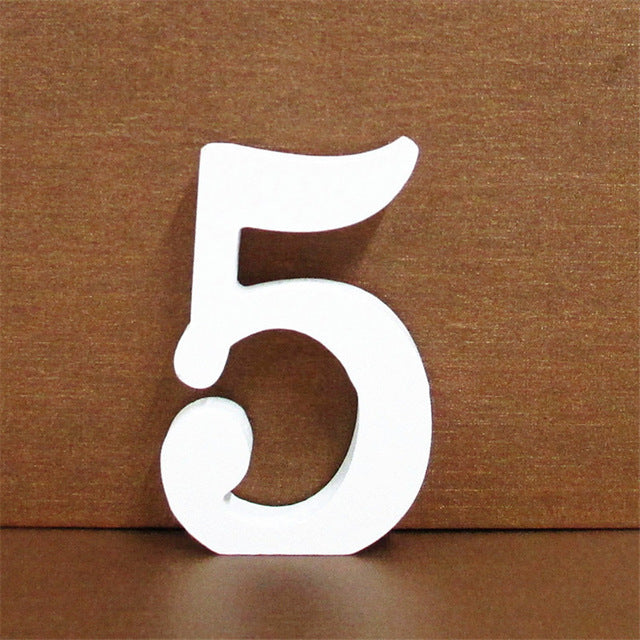 8CM Free Standing White Wooden Letter DIY Personalised Name Design Art  Craft Heart English Alphabet Wedding Home Shop Decoration - AliExpress